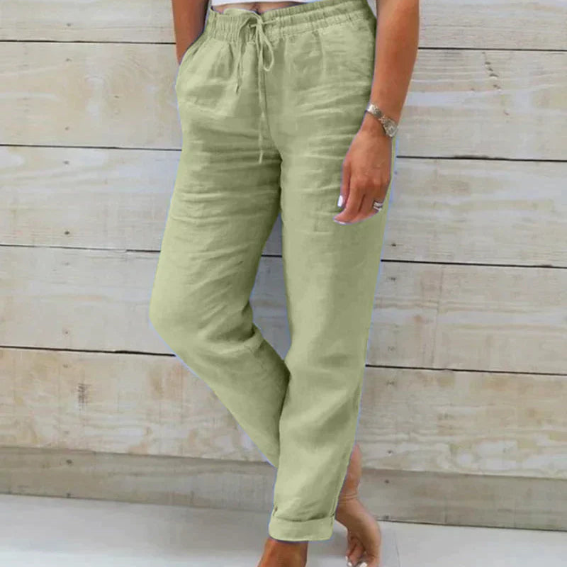 Stacy - pantalon en lin pour femme