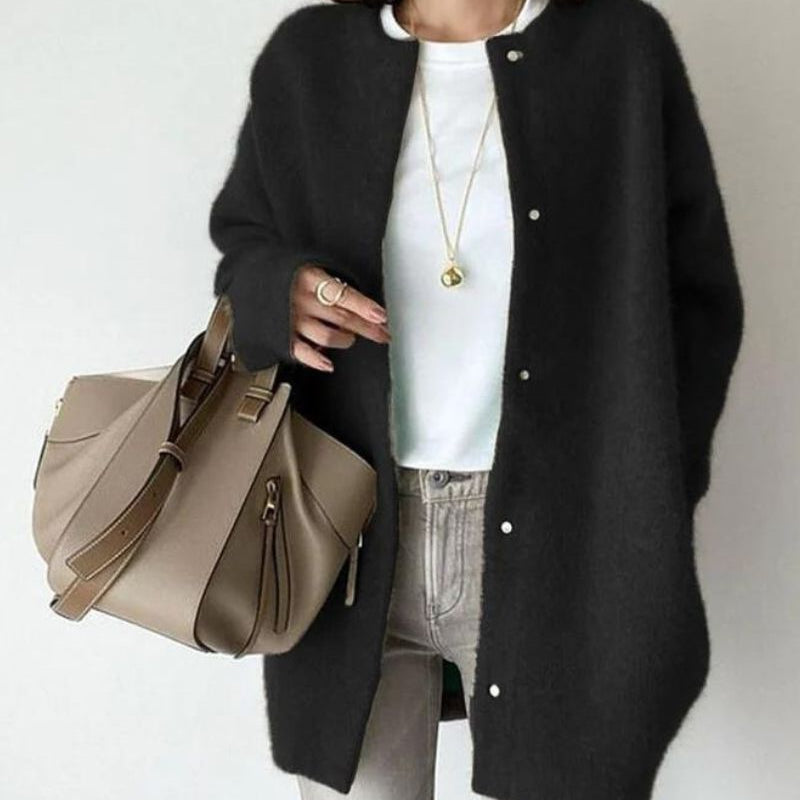 Cardigan en maille douce et ample pour femme