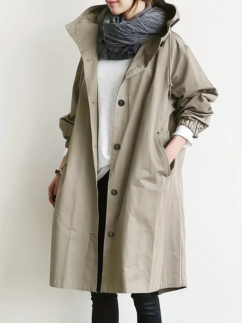 Veste de pluie élégante et imperméable avec capuche pour femmes | Parfaite pour les activités de plein air