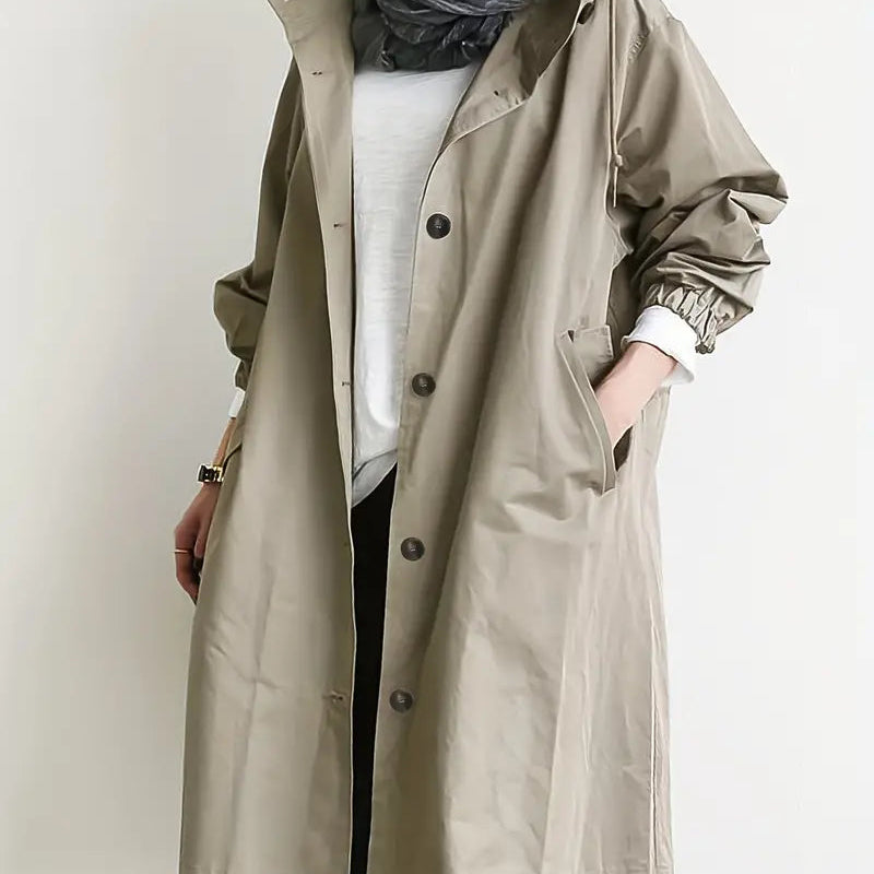Veste de pluie élégante et imperméable avec capuche pour femmes | Parfaite pour les activités de plein air