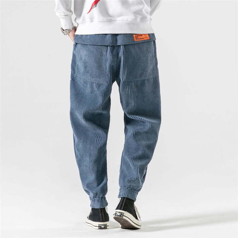 Pantalon ample en velours côtelé pour homme