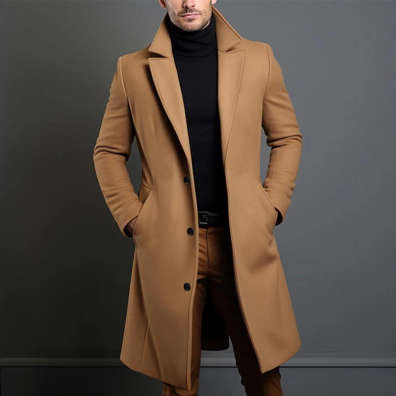 Manteau en laine de haute qualité pour homme