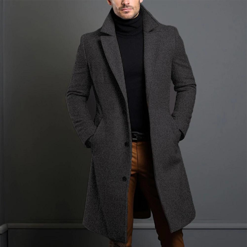 Manteau en laine de haute qualité pour homme