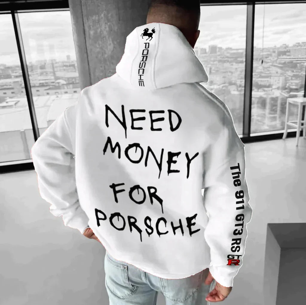 Sweat à capuche de course unisexe oversize | Riley