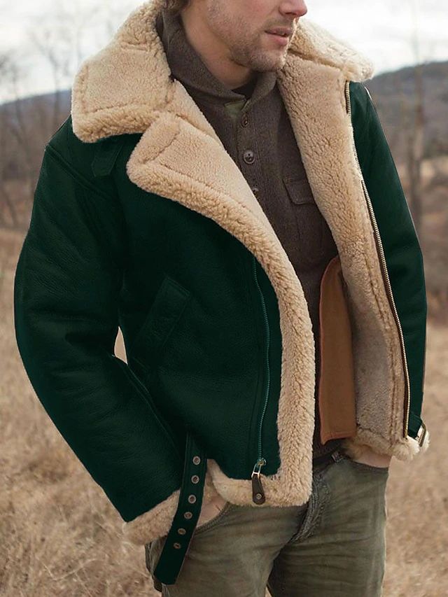 Jules - Veste Épaisse En Fourrure Polaire Pour Homme