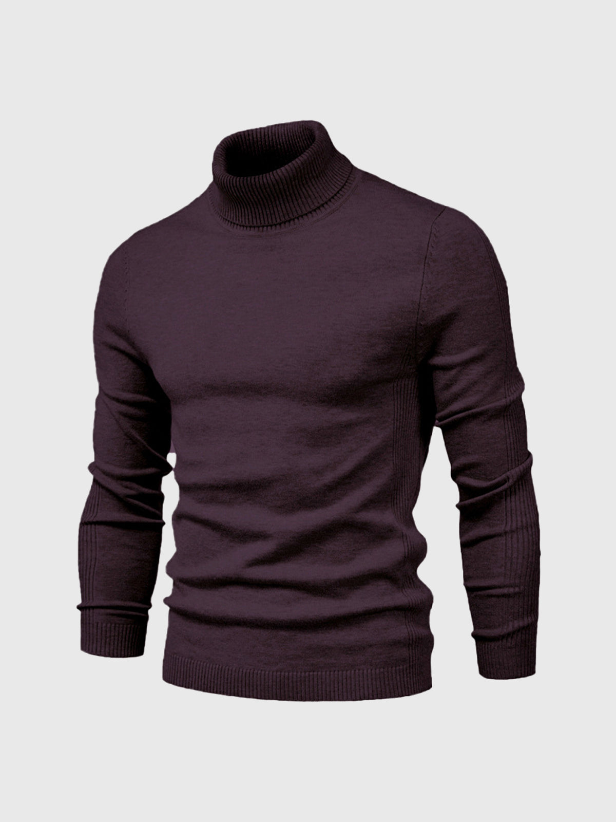 Pull à col roulé pour homme, lavable