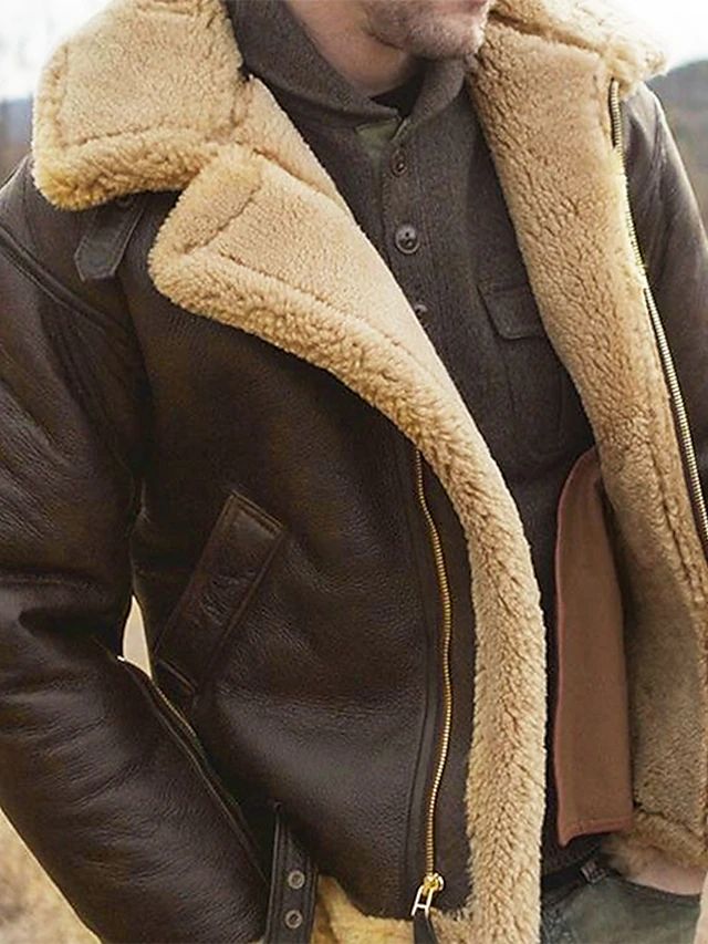 Jules - Veste Épaisse En Fourrure Polaire Pour Homme