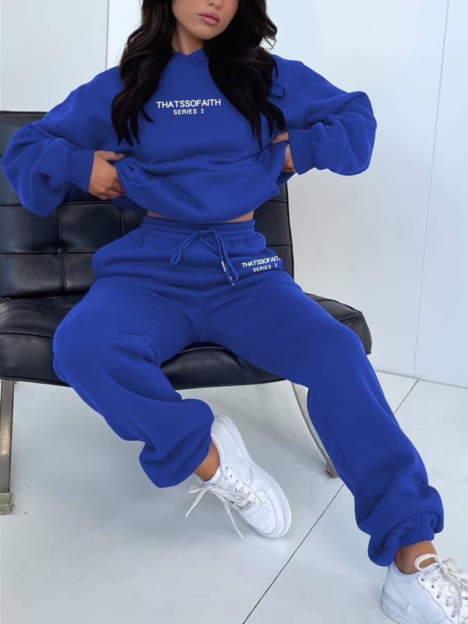 Lian - Ensemble confortable de sweat-shirt et pantalon de jogging pour l'hiver Femmes