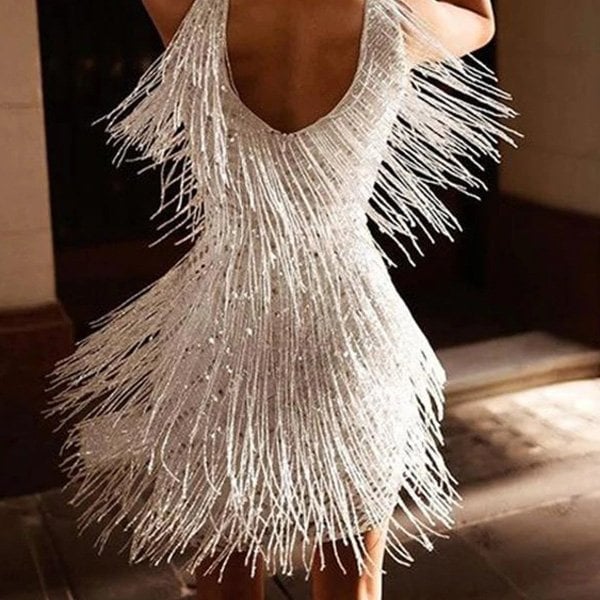 Estelle - Robe à paillettes pour femme