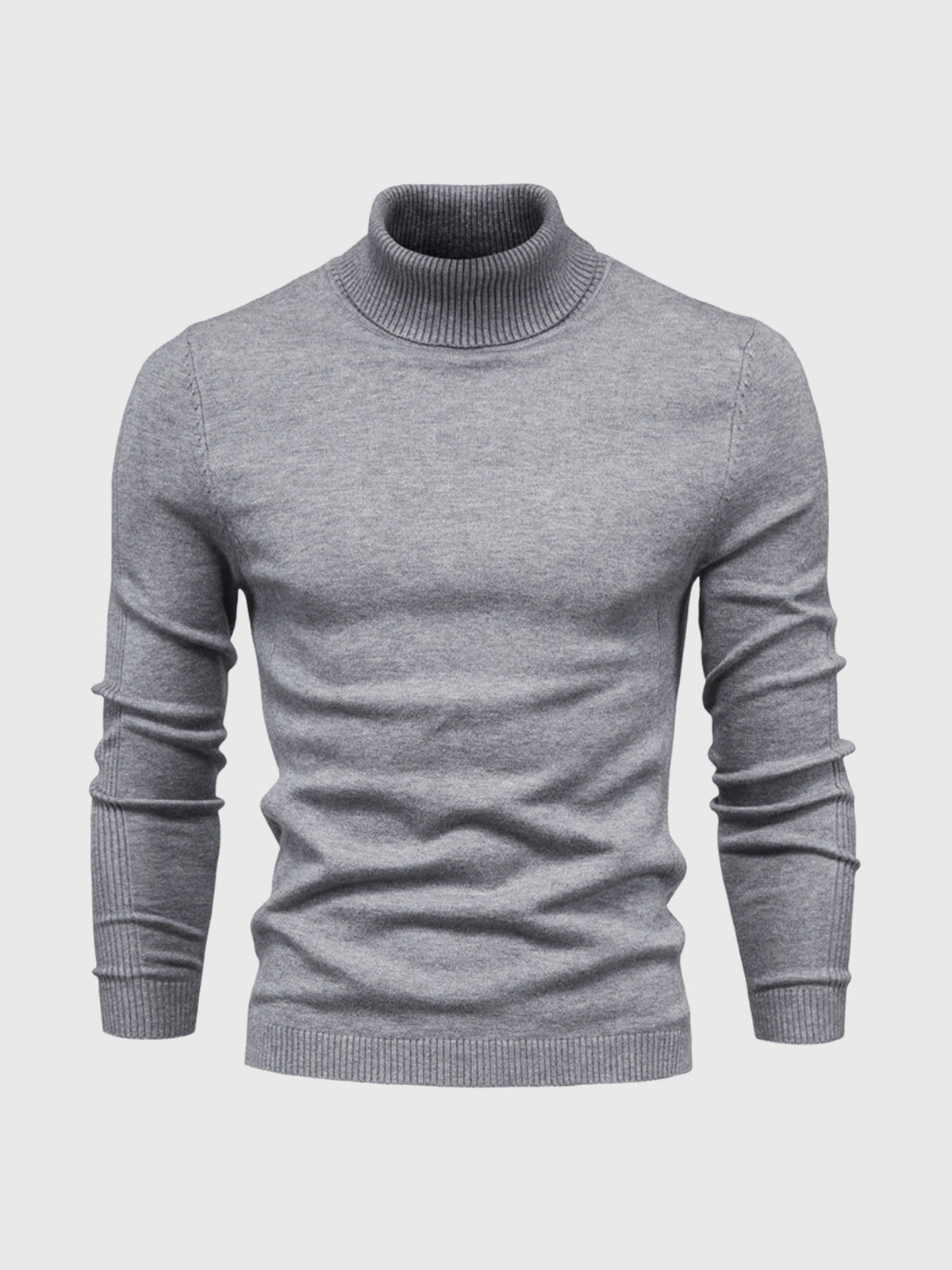 Pull à col roulé pour homme, lavable