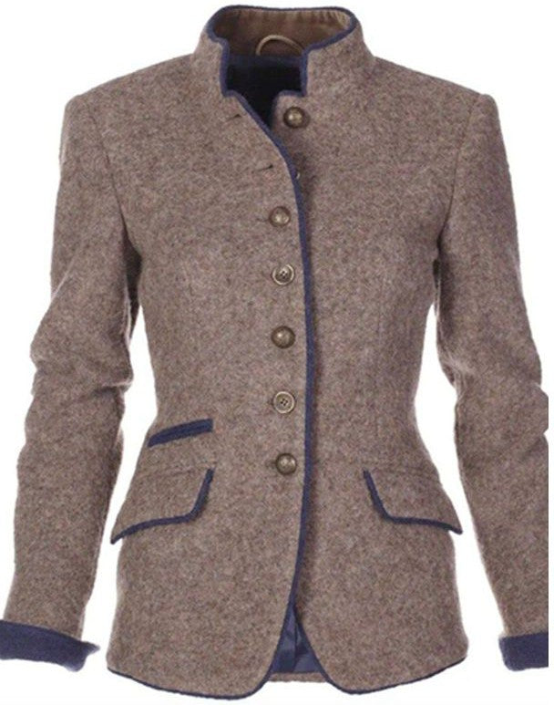 Élégante veste unie pour femme