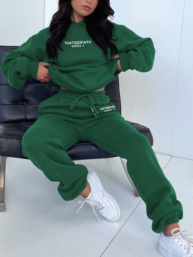 Lian - Ensemble confortable de sweat-shirt et pantalon de jogging pour l'hiver Femmes