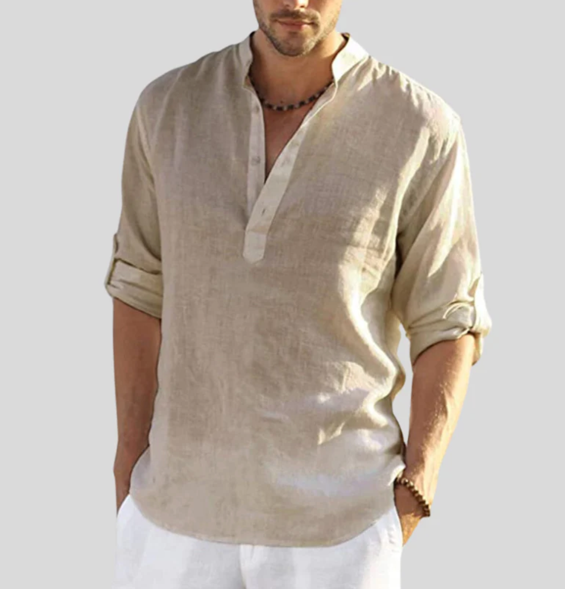 Adriano – Chemise en lin pour homme