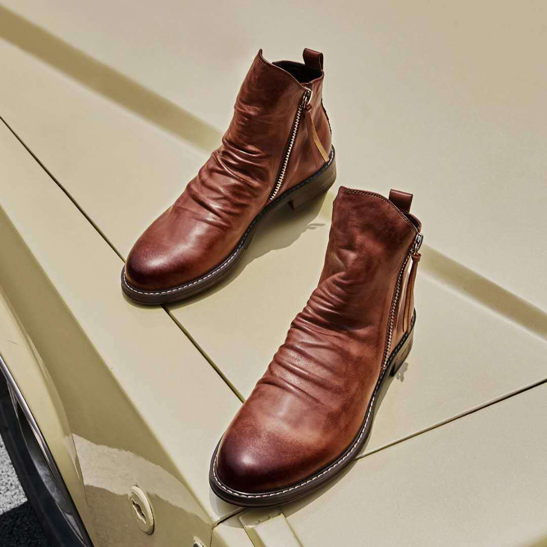 Hugo - Bottes élégantes à fermeture éclair pour toutes les saisons pour hommes