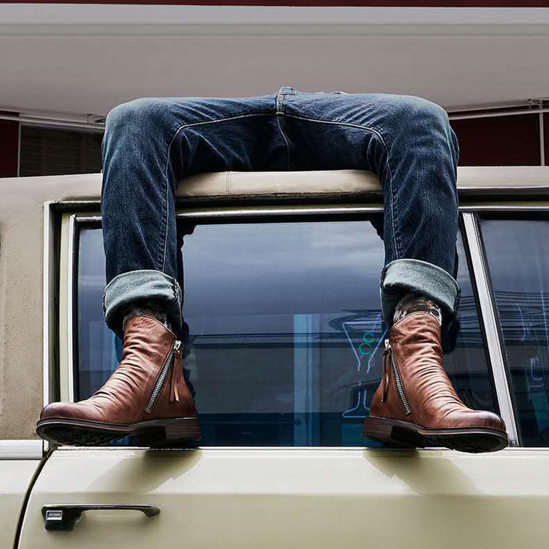 Hugo - Bottes élégantes à fermeture éclair pour toutes les saisons pour hommes