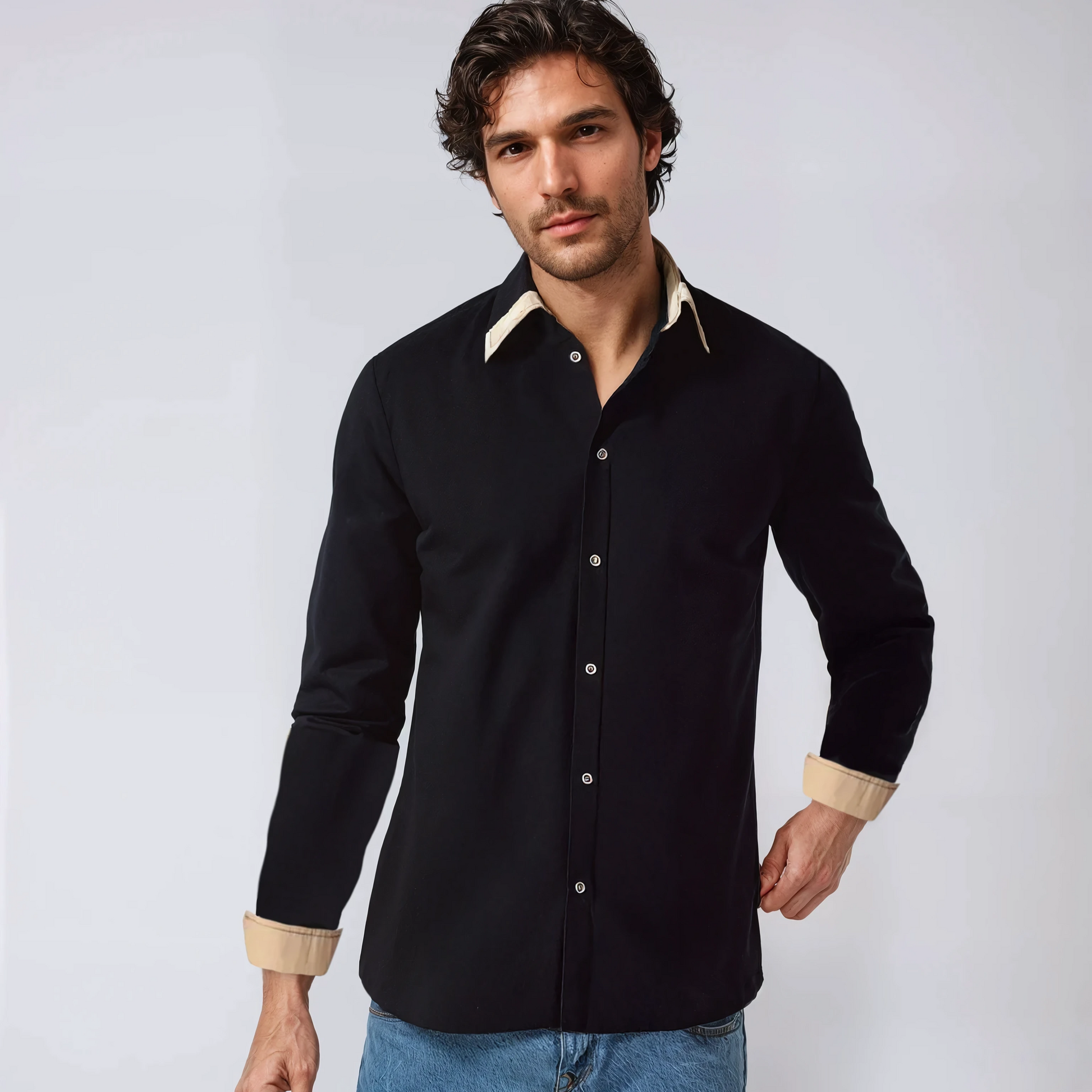 Jayden - Chemise d'automne classique et élégante pour homme