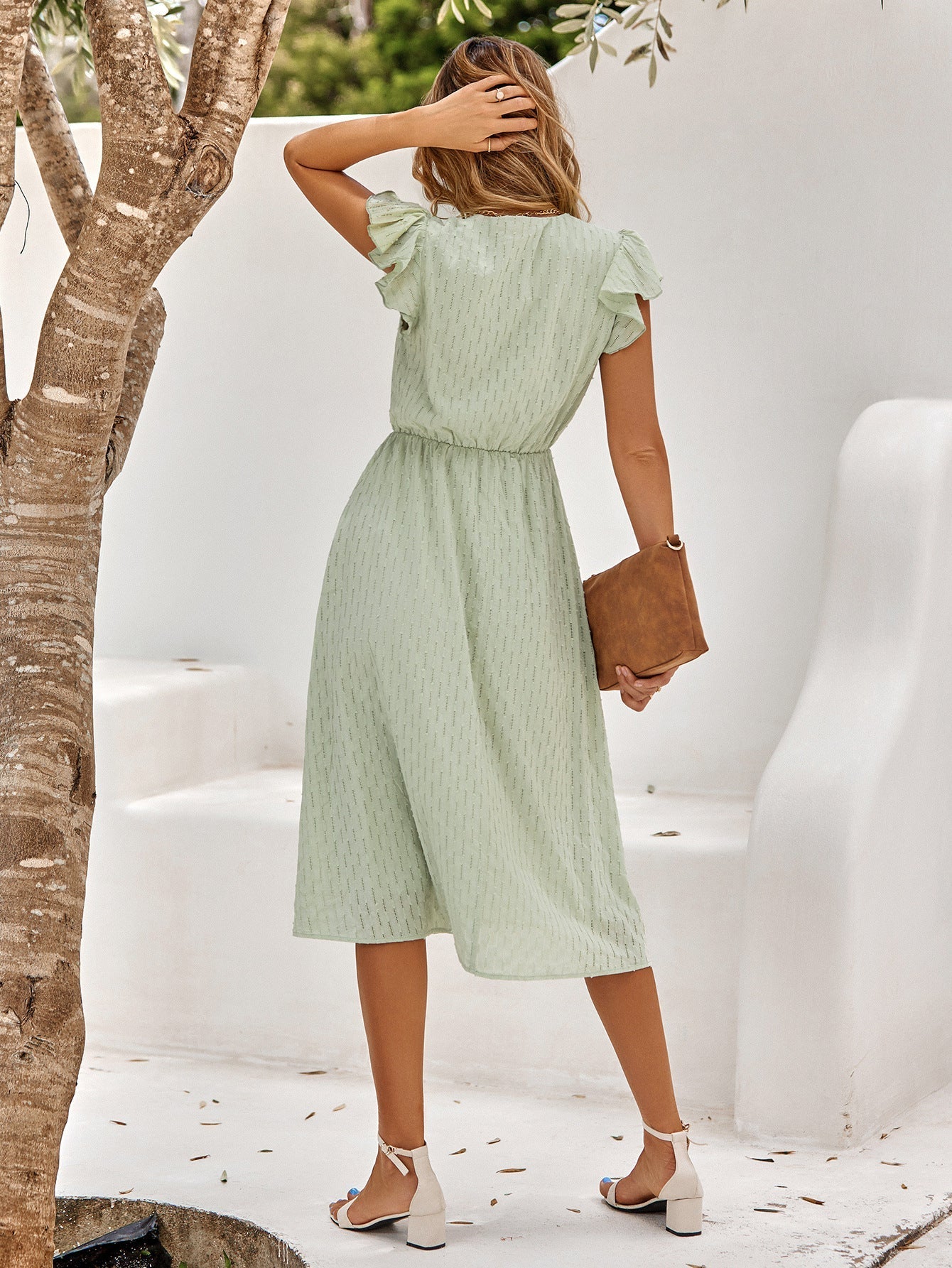 Robe midi Erika | Rehausse ton style avec notre élégante robe midi