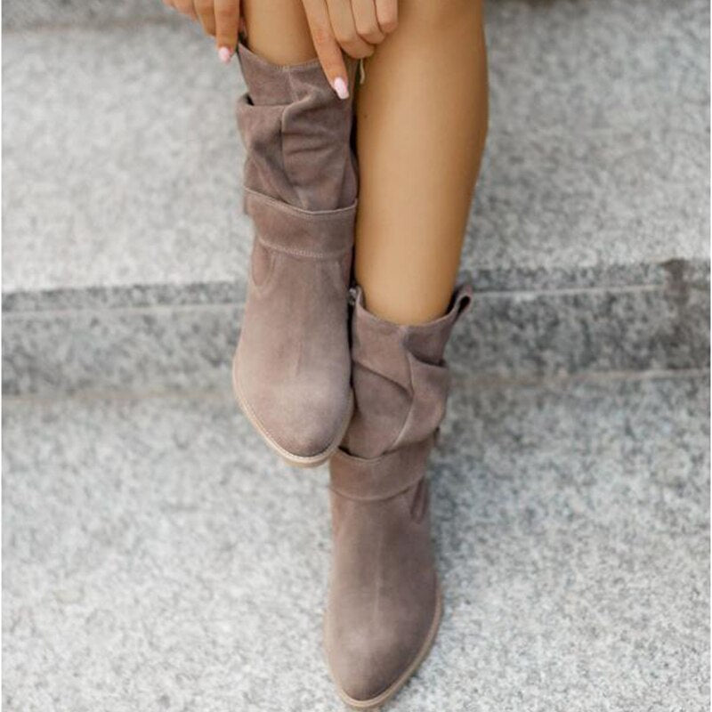 Bottines Gabour pour femmes avec fermeture éclair et petit talon