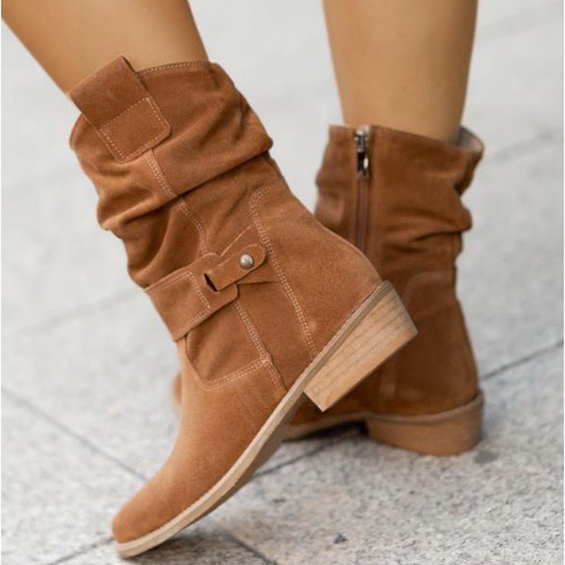 Bottines Gabour pour femmes avec fermeture éclair et petit talon