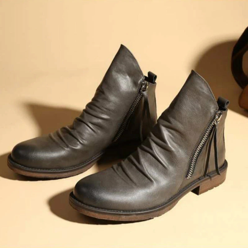 Hugo - Bottes élégantes à fermeture éclair pour toutes les saisons pour hommes