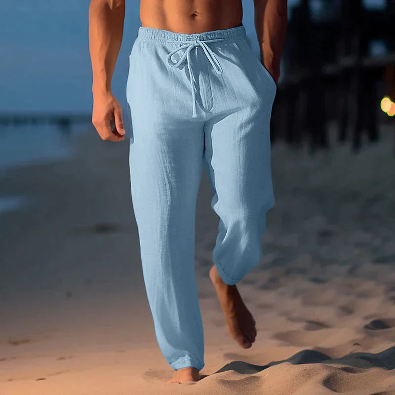Homer - pantalon en lin tendance pour homme