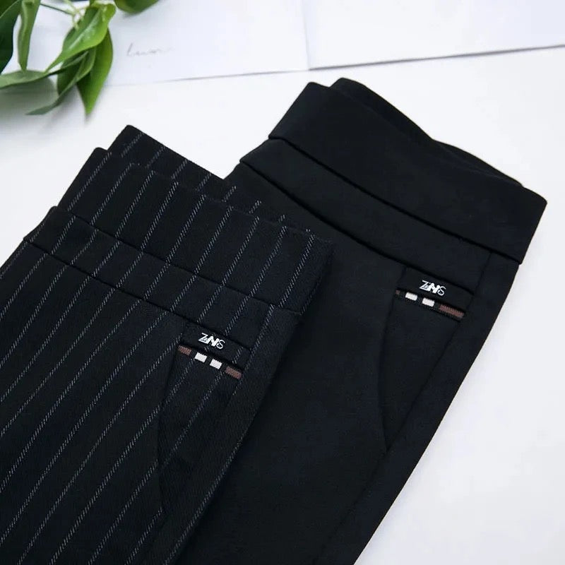 Leggings taille haute pour femme - Coupe stretch - Faux détails de poche - Confortables et souples