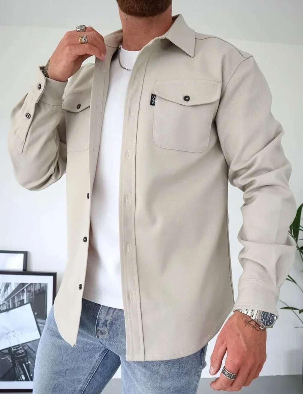 KAY - Chemise pour homme élégante. Un design moderne pour toutes les occasions.