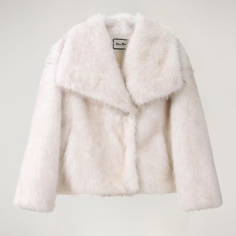 Veste en fausse fourrure - courte - chaude - manteau en fausse fourrure - manteaux et vestes d'hiver pour femmes