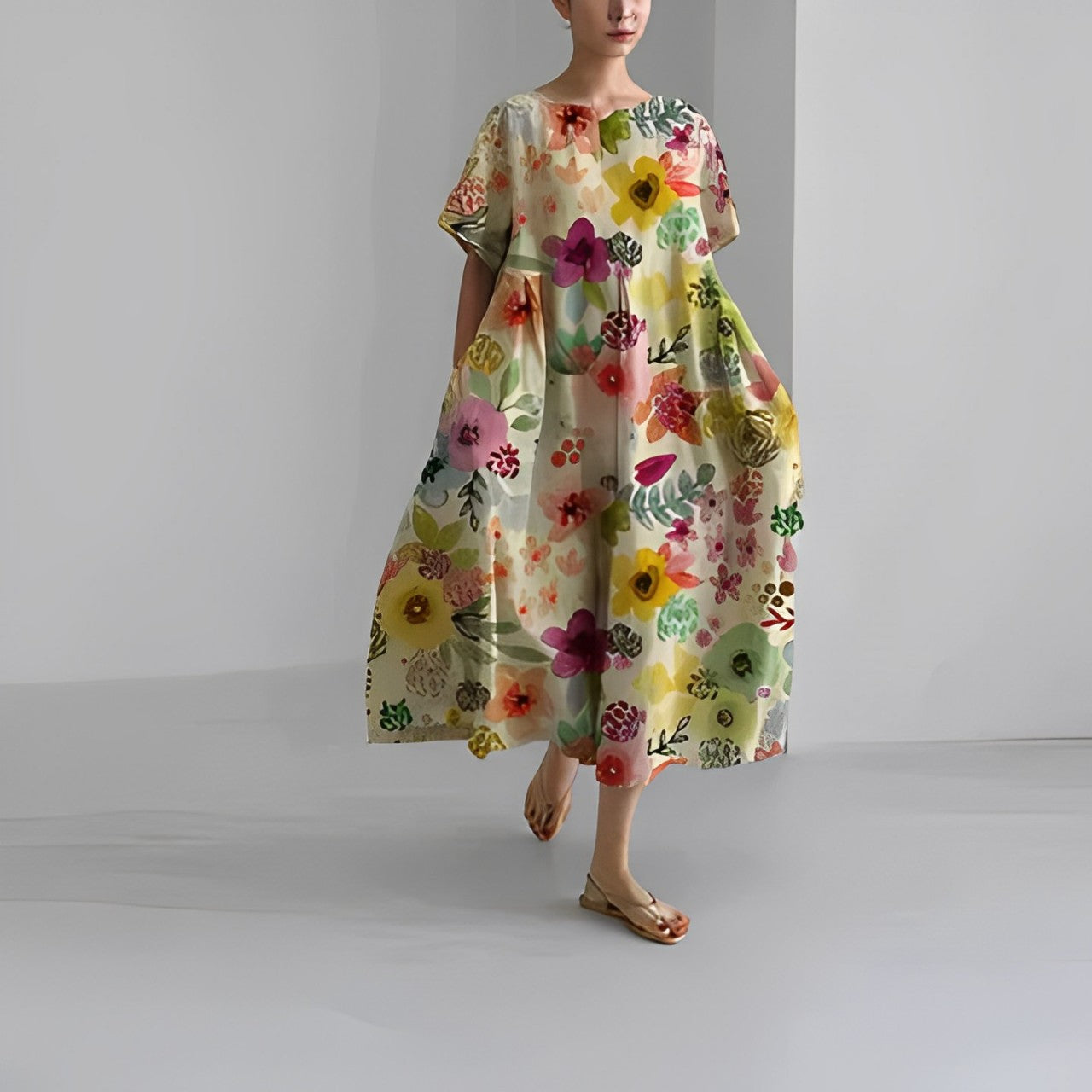 Ronja Lose Robe imprimée