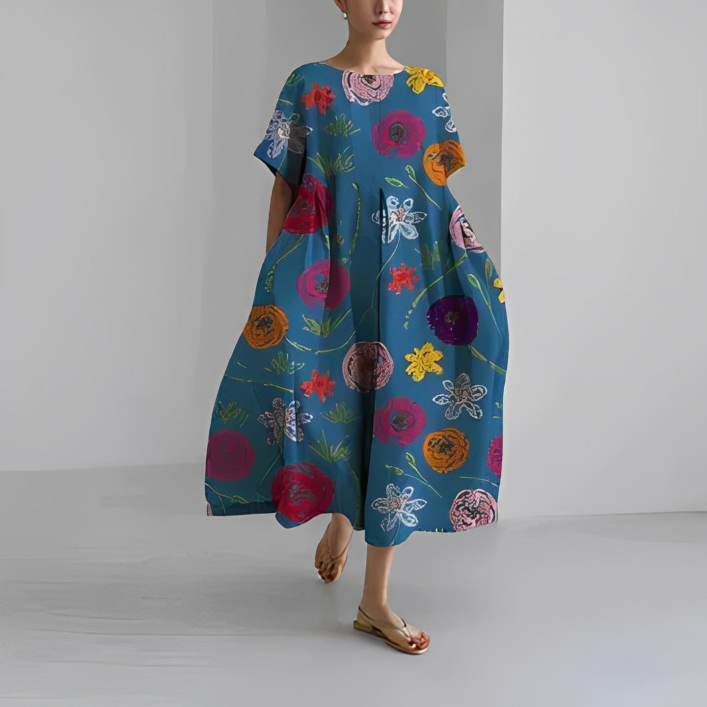 Ronja Lose Robe imprimée