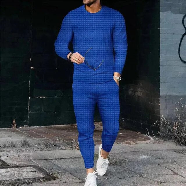 Ensemble manches longues et pantalon slim pour homme