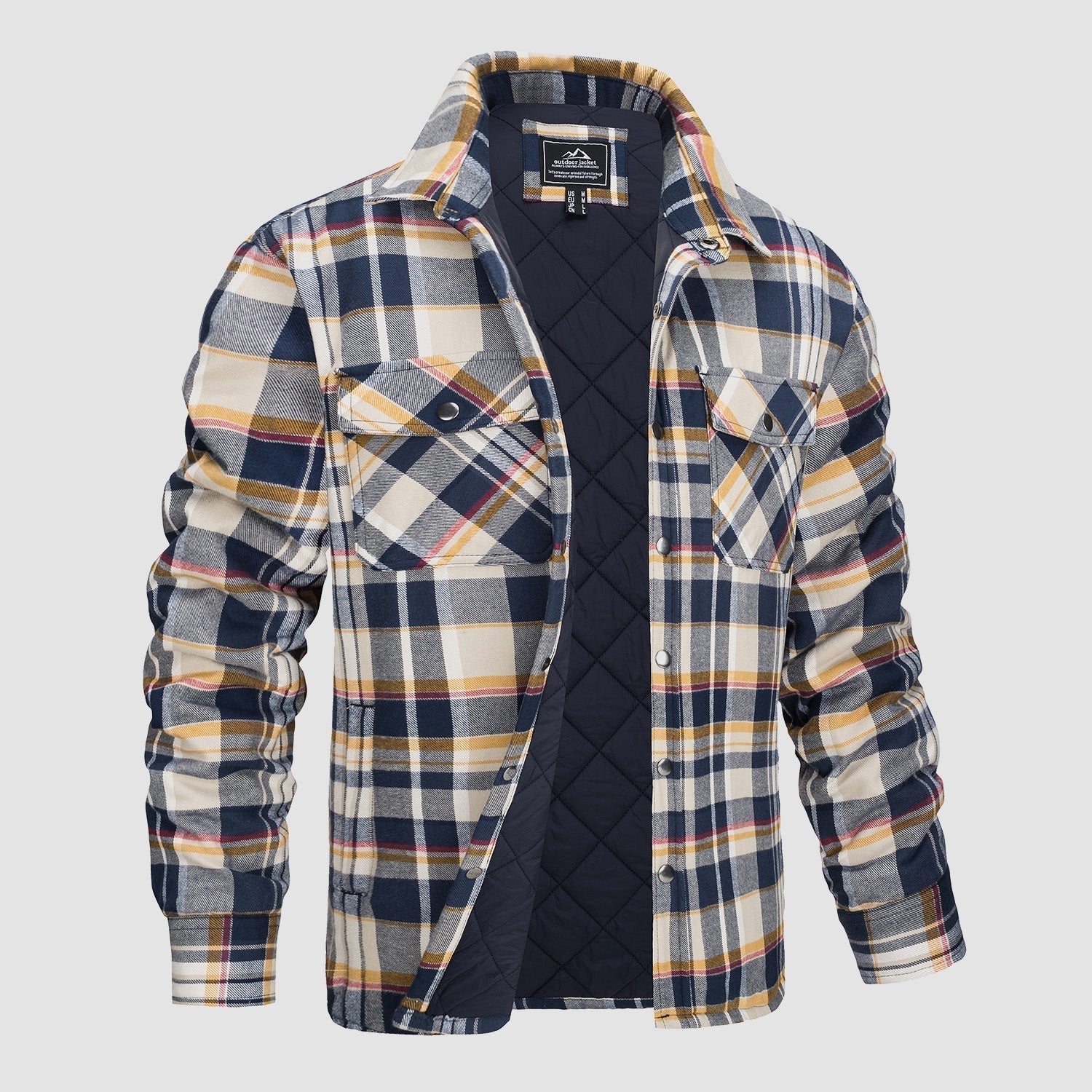 Kelvin - Chemise en flanelle épaisse - Décontractée - Style intemporel - Usage quotidien