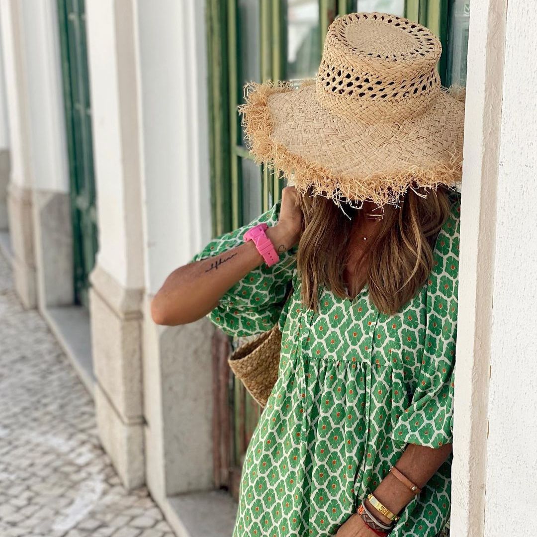 Robe Milena | Robe longue verte pour femme