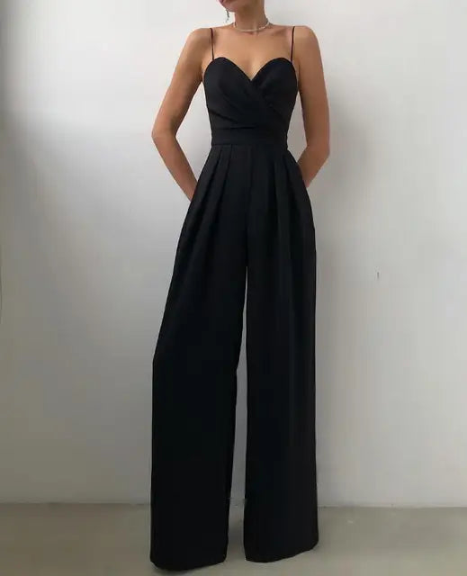 Combinaison élégante sans manches pour femme