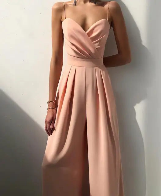 Combinaison élégante sans manches pour femme