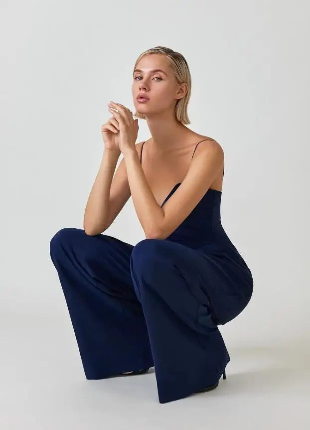 Combinaison élégante sans manches pour femme