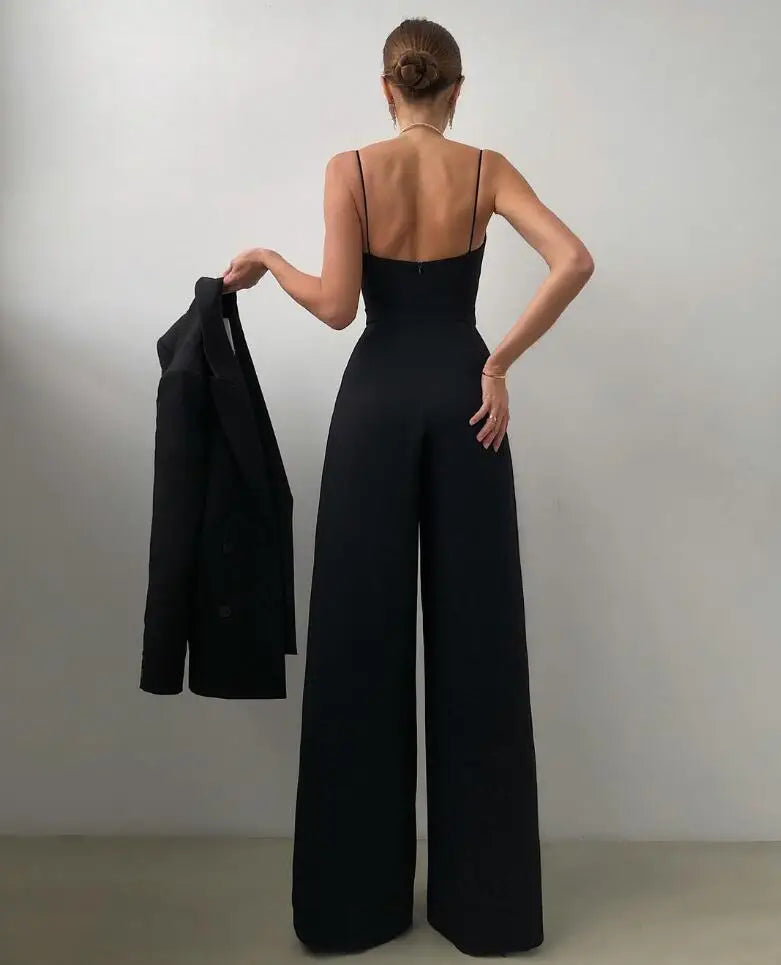 Combinaison élégante sans manches pour femme