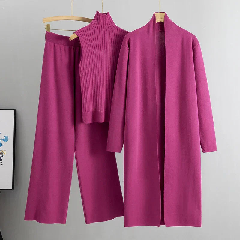 Zara - Ensemble d'hiver trois pièces confortable pour femme