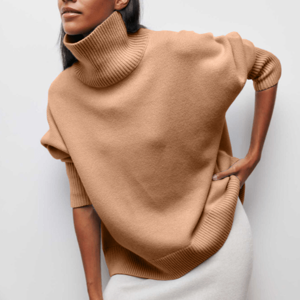 Norah - Pull à col roulé - Classique - pour Femme - Idéal pour l'automne