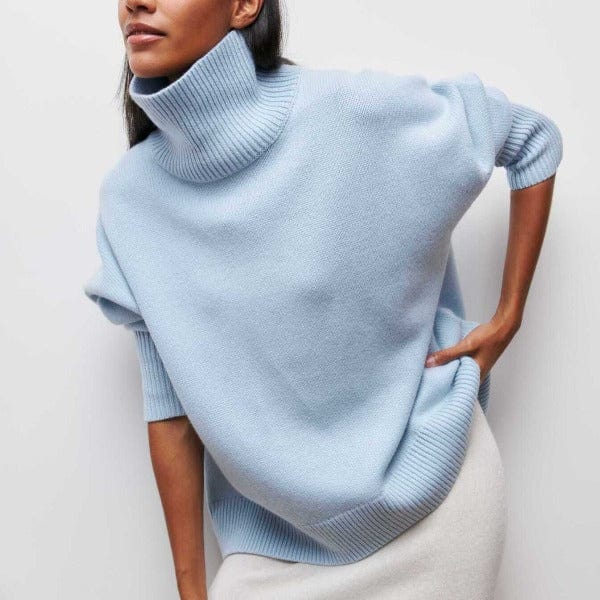 Norah - Pull à col roulé - Classique - pour Femme - Idéal pour l'automne