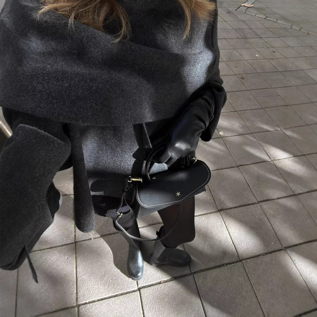 Manteau écharpe - Automne - Laine - Manteau cape - Vestes pour femmes