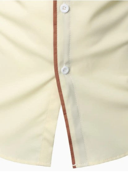 Chemise décontractée respirante à manches longues pour homme