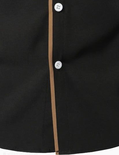 Chemise décontractée respirante à manches longues pour homme