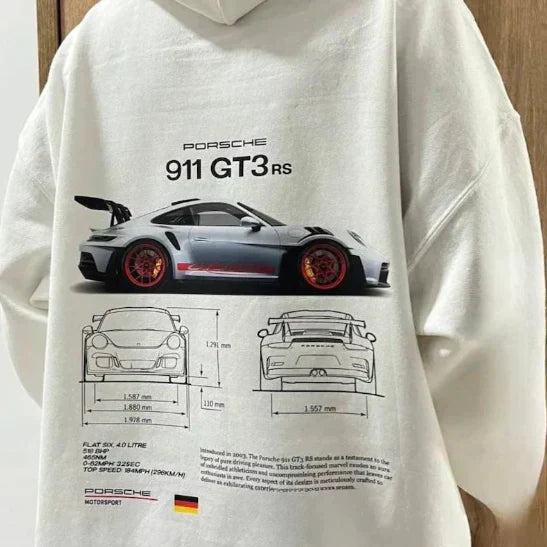 Sweat à capuche de course unisexe oversize | Riley