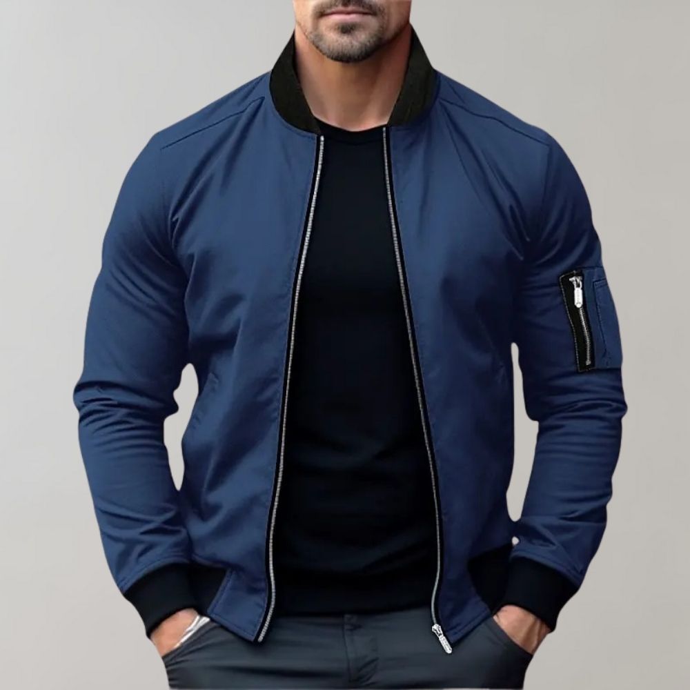 Blouson aviateur toutes saisons pour homme - Léger, respirant et élégant pour un usage quotidien