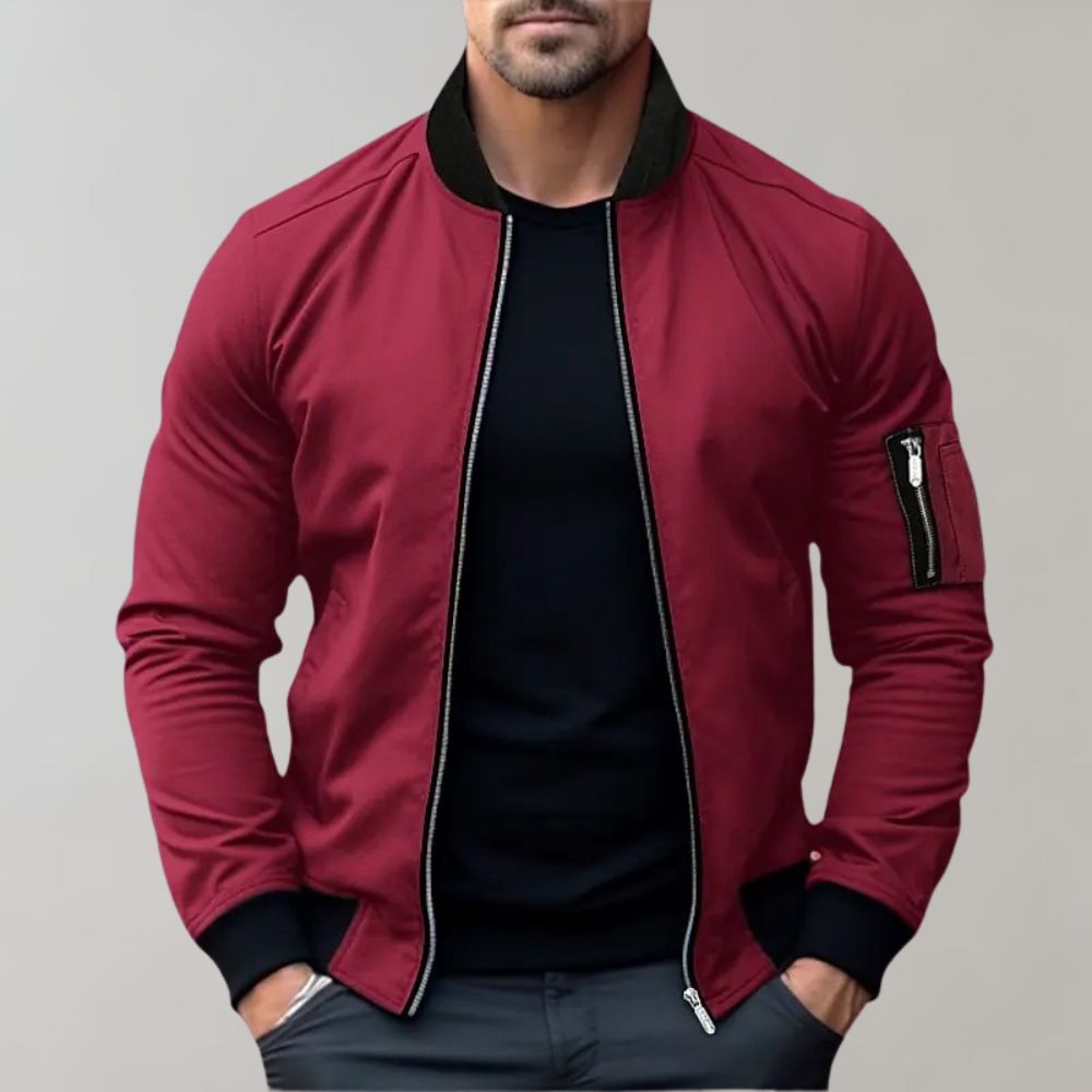 Blouson aviateur toutes saisons pour homme - Léger, respirant et élégant pour un usage quotidien