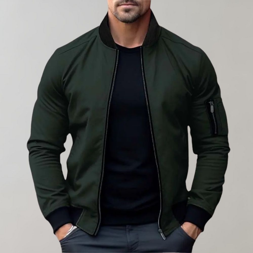 Blouson aviateur toutes saisons pour homme - Léger, respirant et élégant pour un usage quotidien
