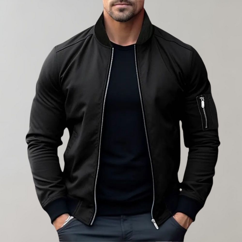 Blouson aviateur toutes saisons pour homme - Léger, respirant et élégant pour un usage quotidien