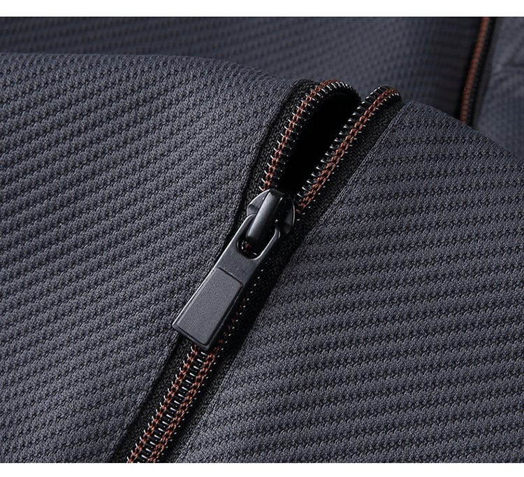 Ensemble de survêtement de qualité pour homme - Veste zippée haut de gamme et pantalon à cordon de serrage pour le confort et le style