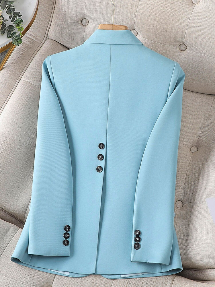 Blazer femme - Coupe ajustée - Simple boutonnage - Tenue de bureau et habillée sophistiquée